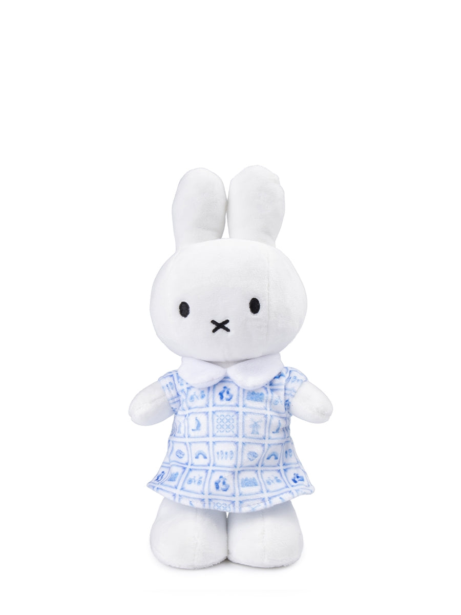 Miffy Delft Blue dress 23 cm - 9'' | White / Blue Bon Ton Toys Miffy Delft Blue dress 23 cm - 9'' | White / Blue Bon Ton Toys