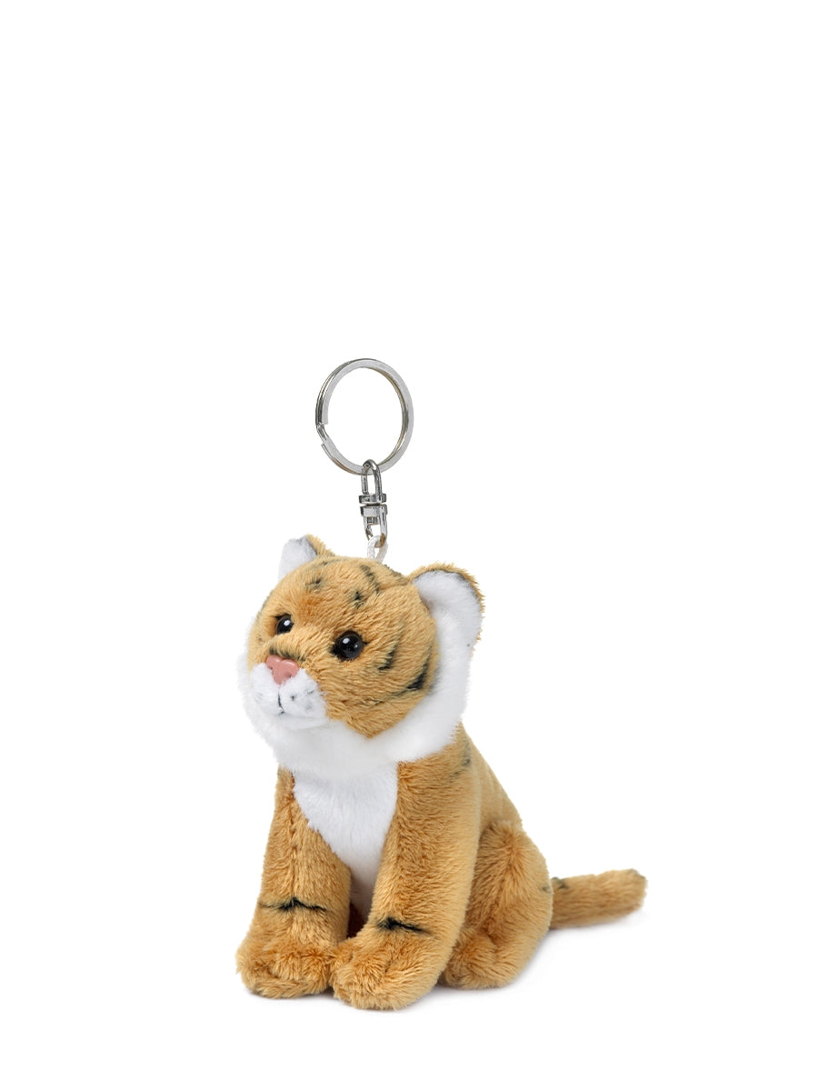 WWF Brown tiger keychain - 10 cm - 4 | Brown