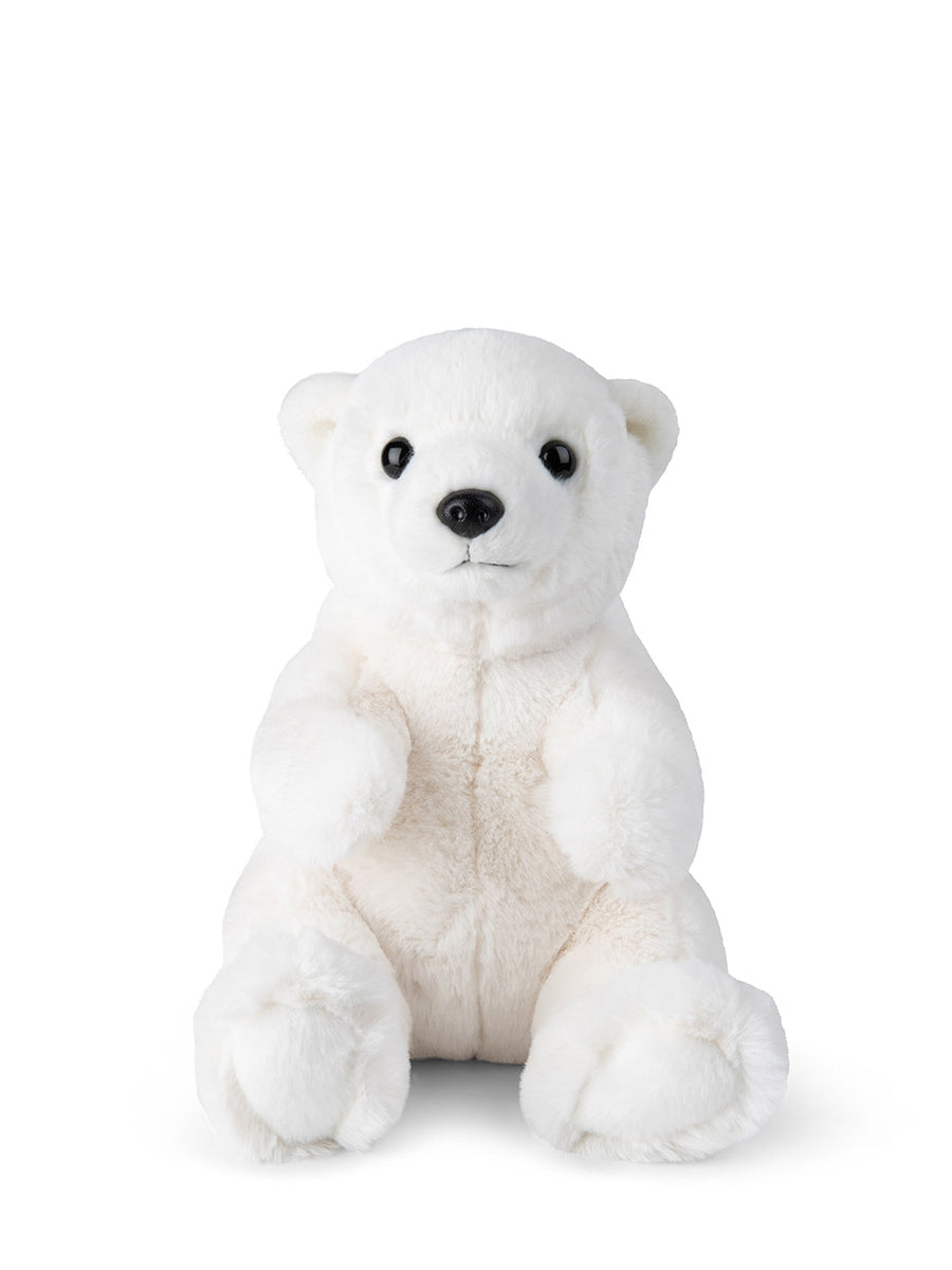 WWF ECO Polar bear sitting 23 cm - 9 | White