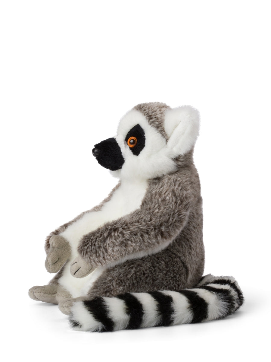 WWF Lemur sitting 23 cm - 9'' | Grey / White / Black