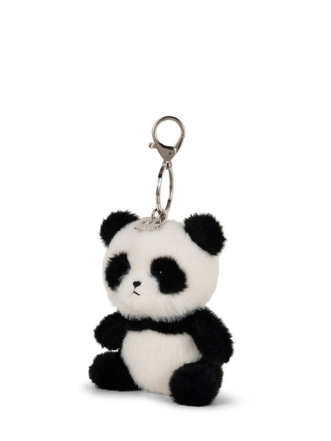 WWF ECO Fuzzy Panda Bag Charm - 13 cm - 5 | Black