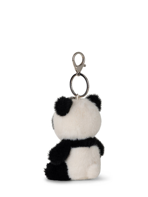 WWF ECO Fuzzy Panda Bag Charm - 13 cm - 5 | Black