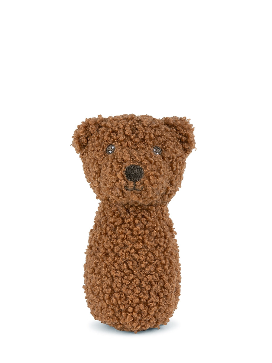 B.T. Chaps Bernie the Bear rattle in giftbox ECO 12 cm - 5'' | Brown