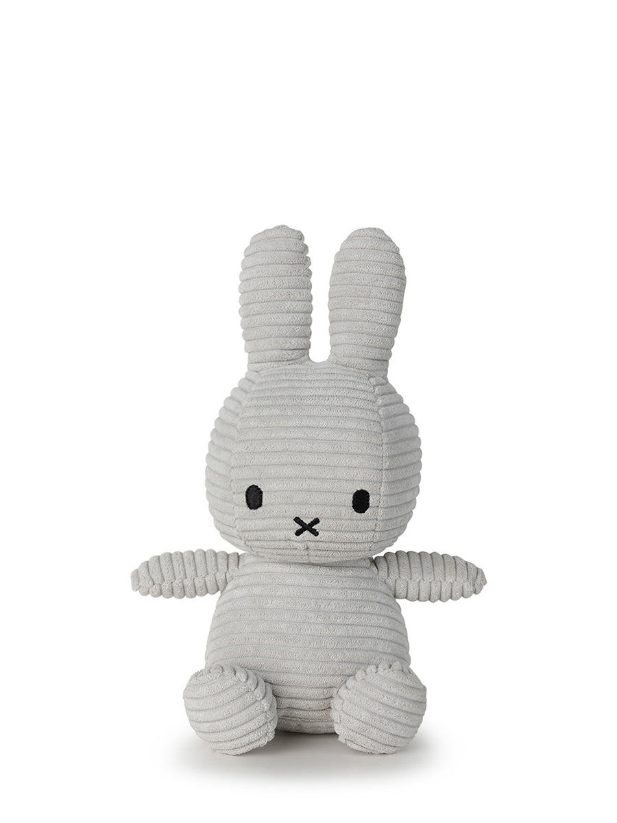 Miffy ECO Corduroy - 23 cm - 9" | Soft Grey