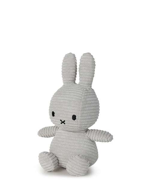 Miffy ECO Corduroy - 23 cm - 9" | Soft Grey