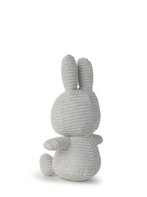 Miffy ECO Corduroy - 23 cm - 9" | Soft Grey