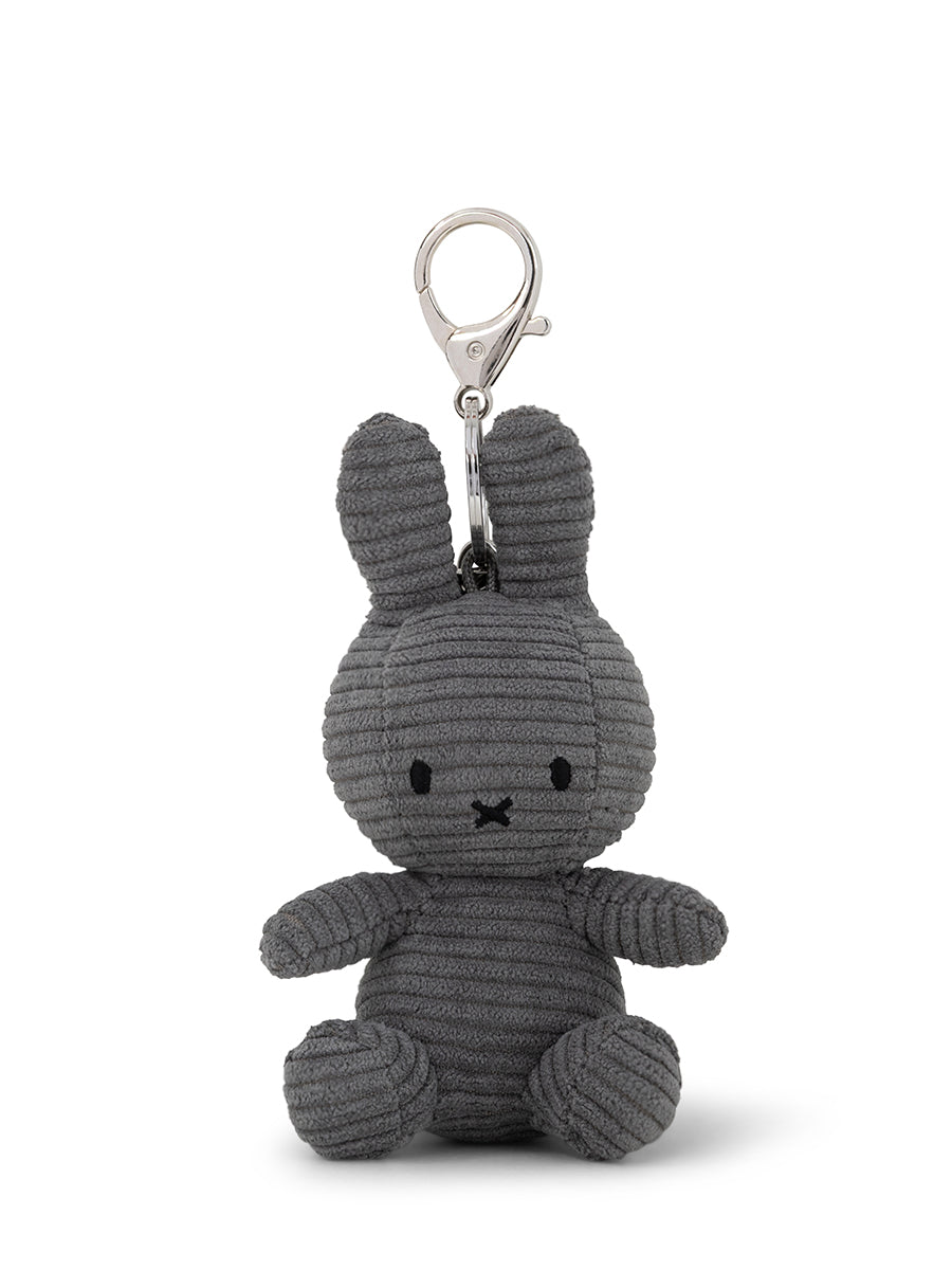 Miffy Keychain ECO Corduroy - 10 cm - 4 | Grey