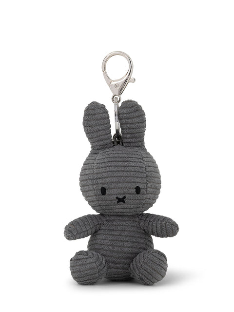 Miffy Keychain ECO Corduroy - 10 cm - 4 | Grey