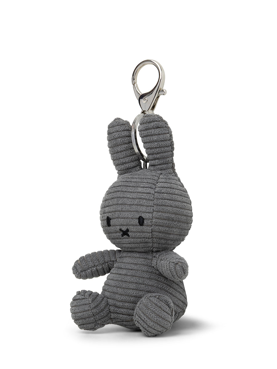 Miffy Keychain ECO Corduroy - 10 cm - 4 | Grey