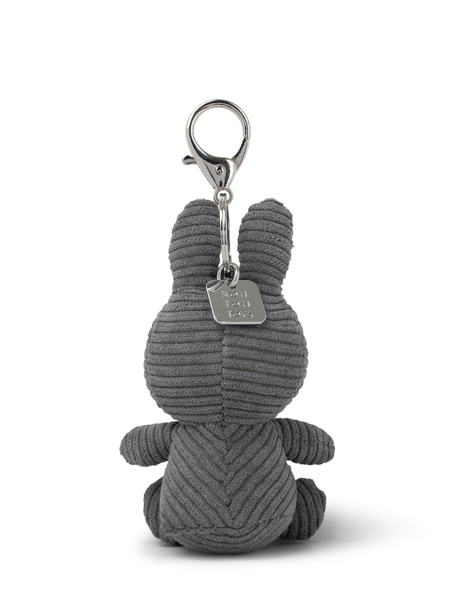 Miffy Keychain ECO Corduroy - 10 cm - 4 | Grey