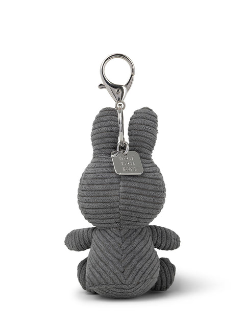 Miffy Keychain ECO Corduroy - 10 cm - 4 | Grey