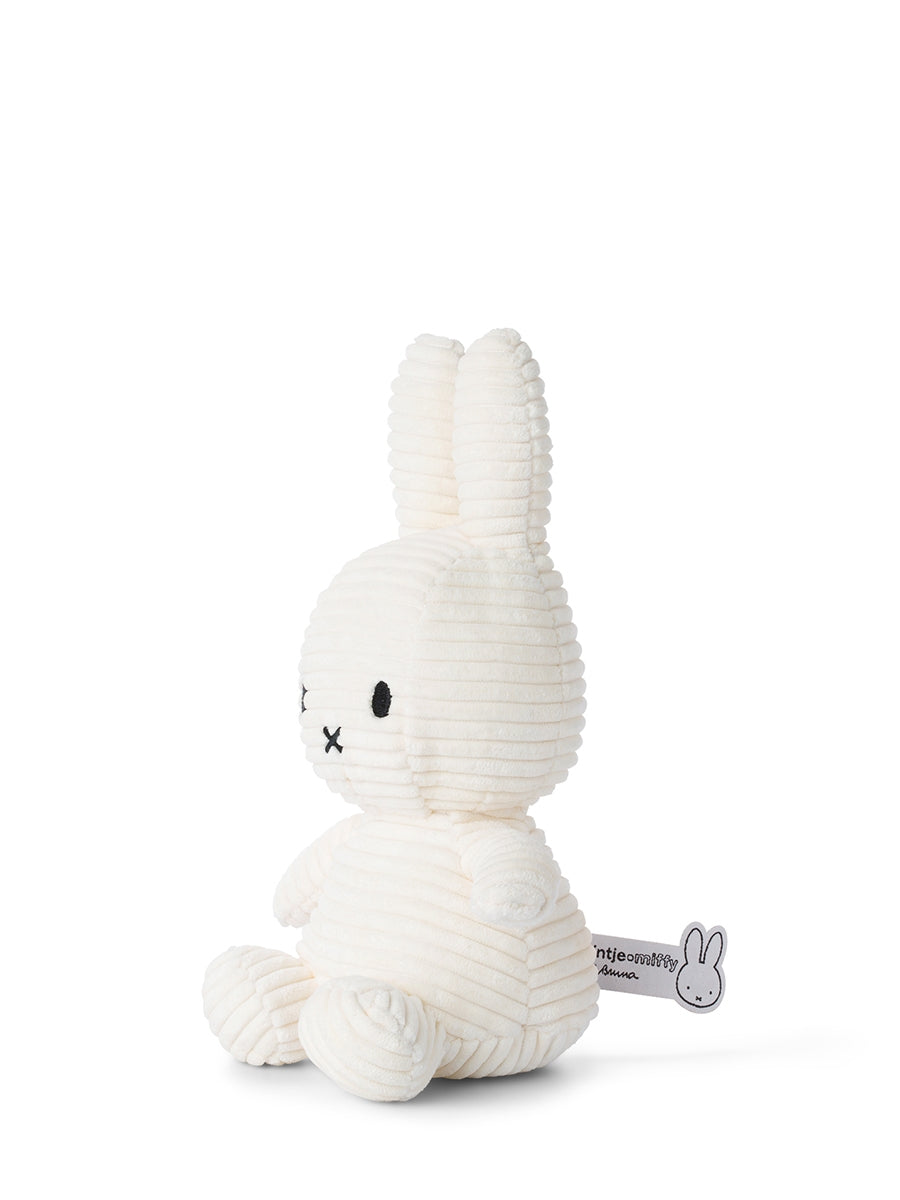 Miffy ECO Corduroy - 23 cm - 9" | Offwhite