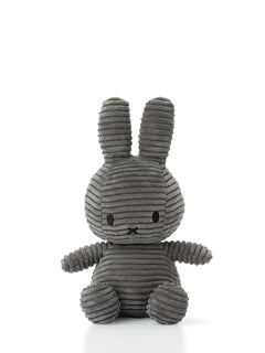 Miffy ECO Corduroy - 23 cm - 9" | Grey