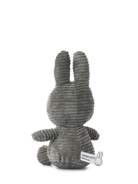 Miffy ECO Corduroy - 23 cm - 9" | Grey