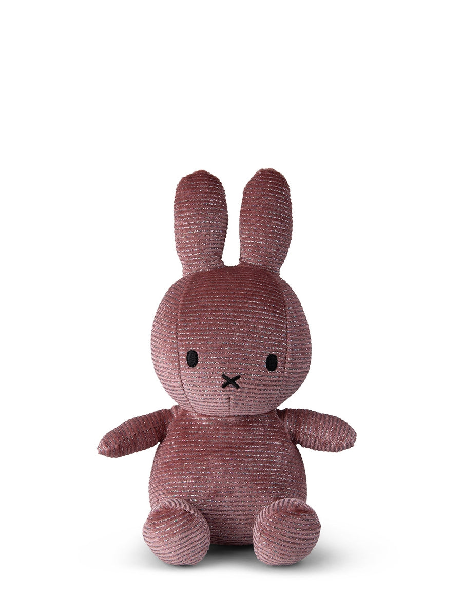 Miffy Corduroy Sparkle 23 cm - 9'' | Pink