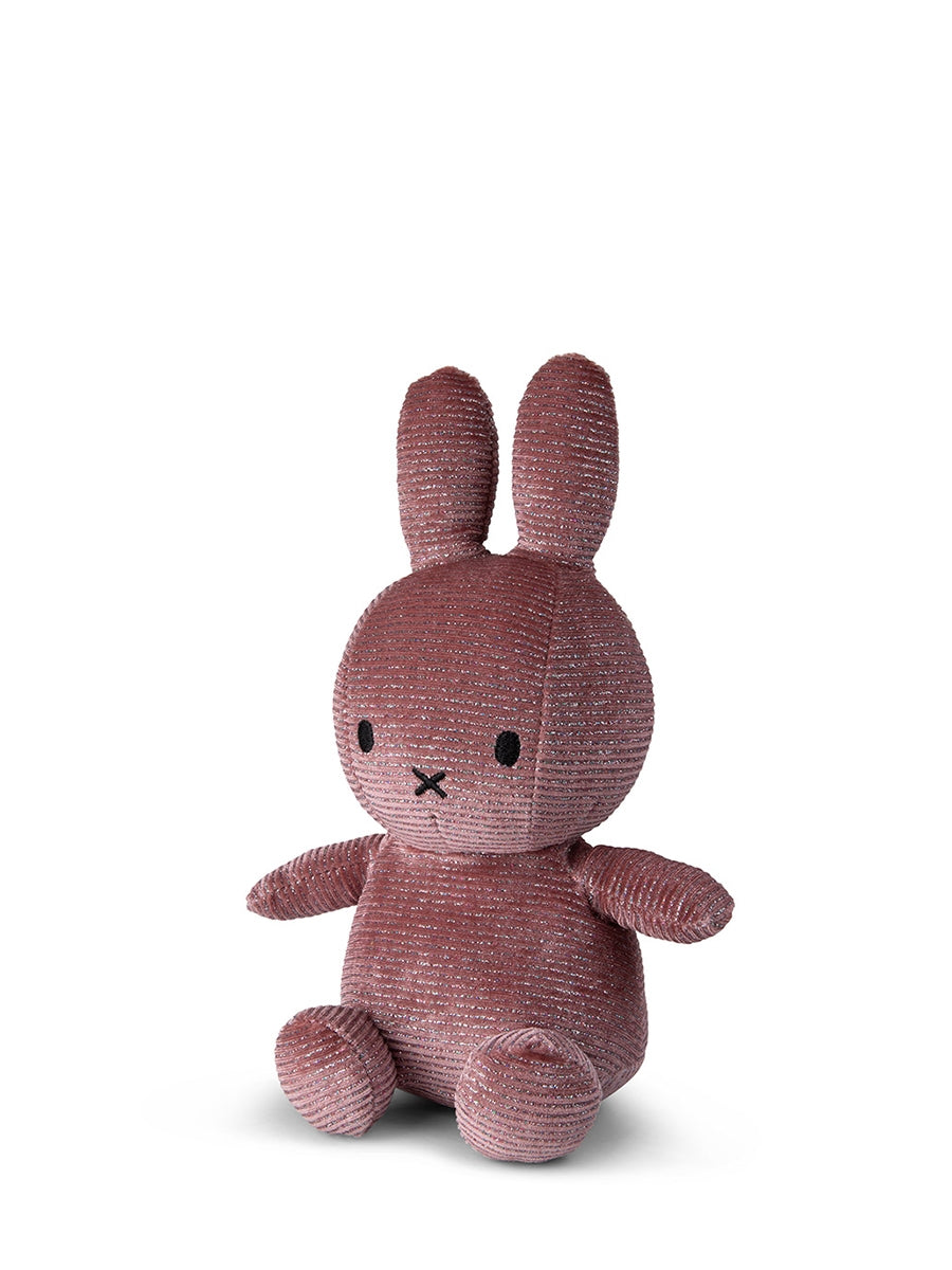 Miffy Corduroy Sparkle 23 cm - 9'' | Pink