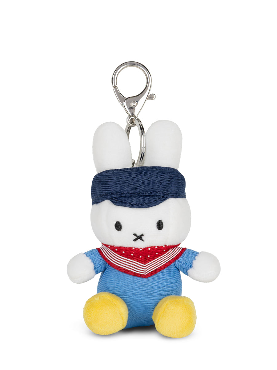 Miffy Farmer keychain - 10 cm - 4'' | Blue