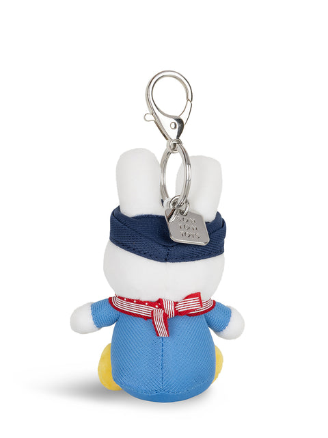 Miffy Farmer keychain - 10 cm - 4'' | Blue