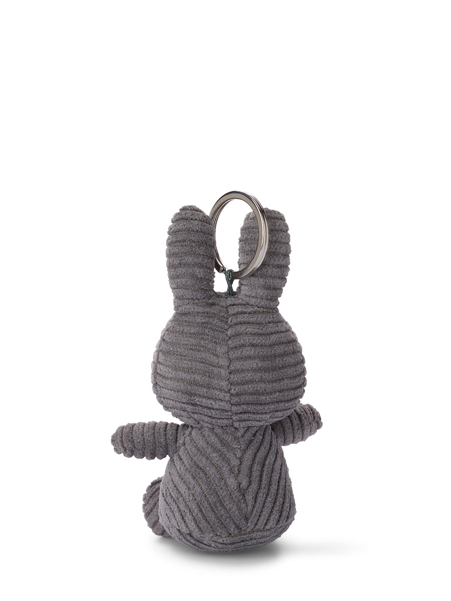 Miffy Keychain ECO Corduroy - 10 cm - 4 | Grey