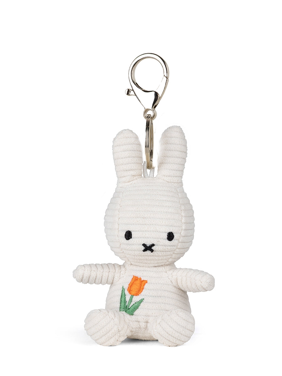 Miffy Tulip Keychain Offwhite - 10 cm - 4'' | Offwhite