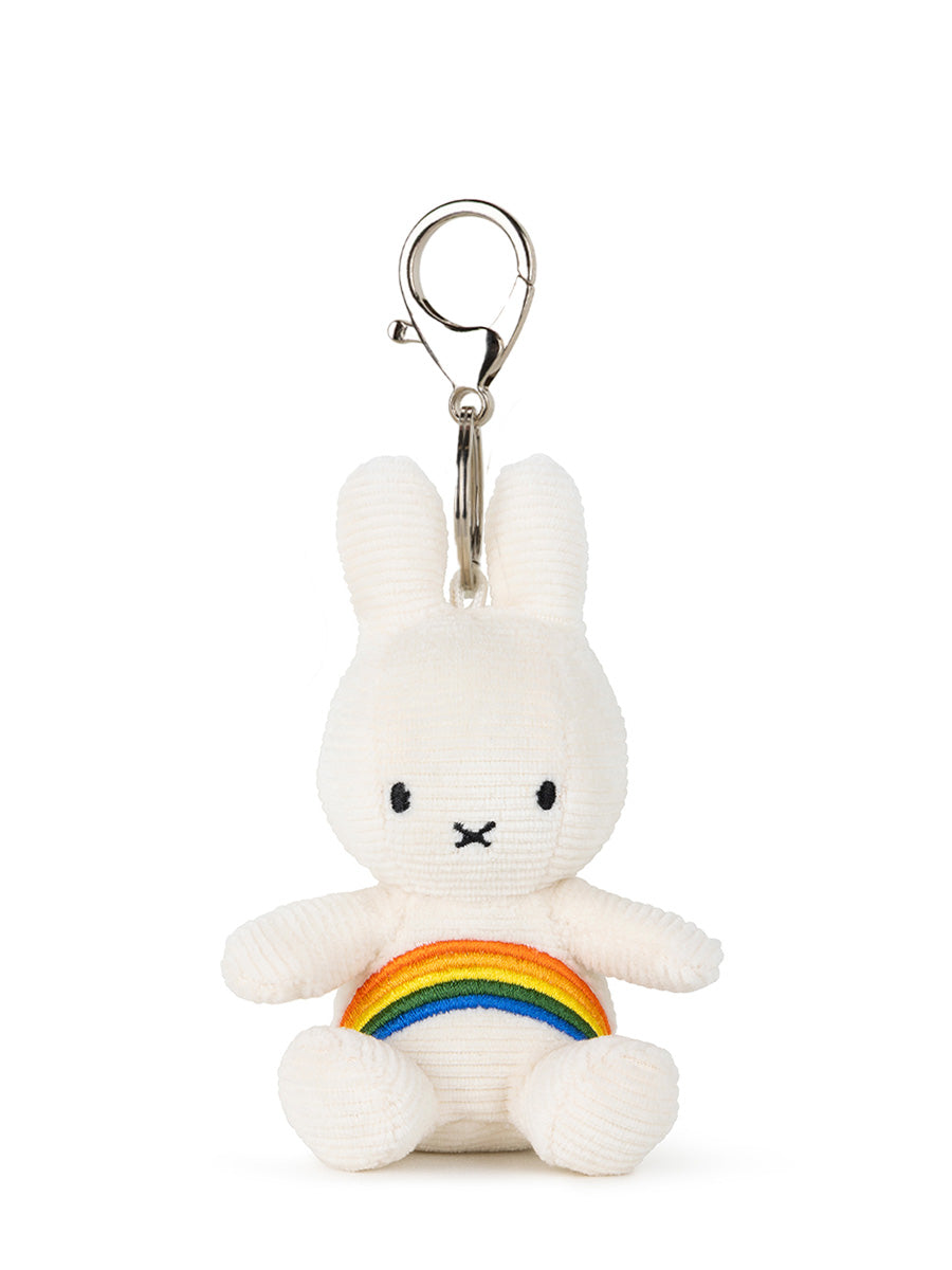 Miffy Rainbow Keychain Offwhite - 10 cm - 4'' | Offwhite