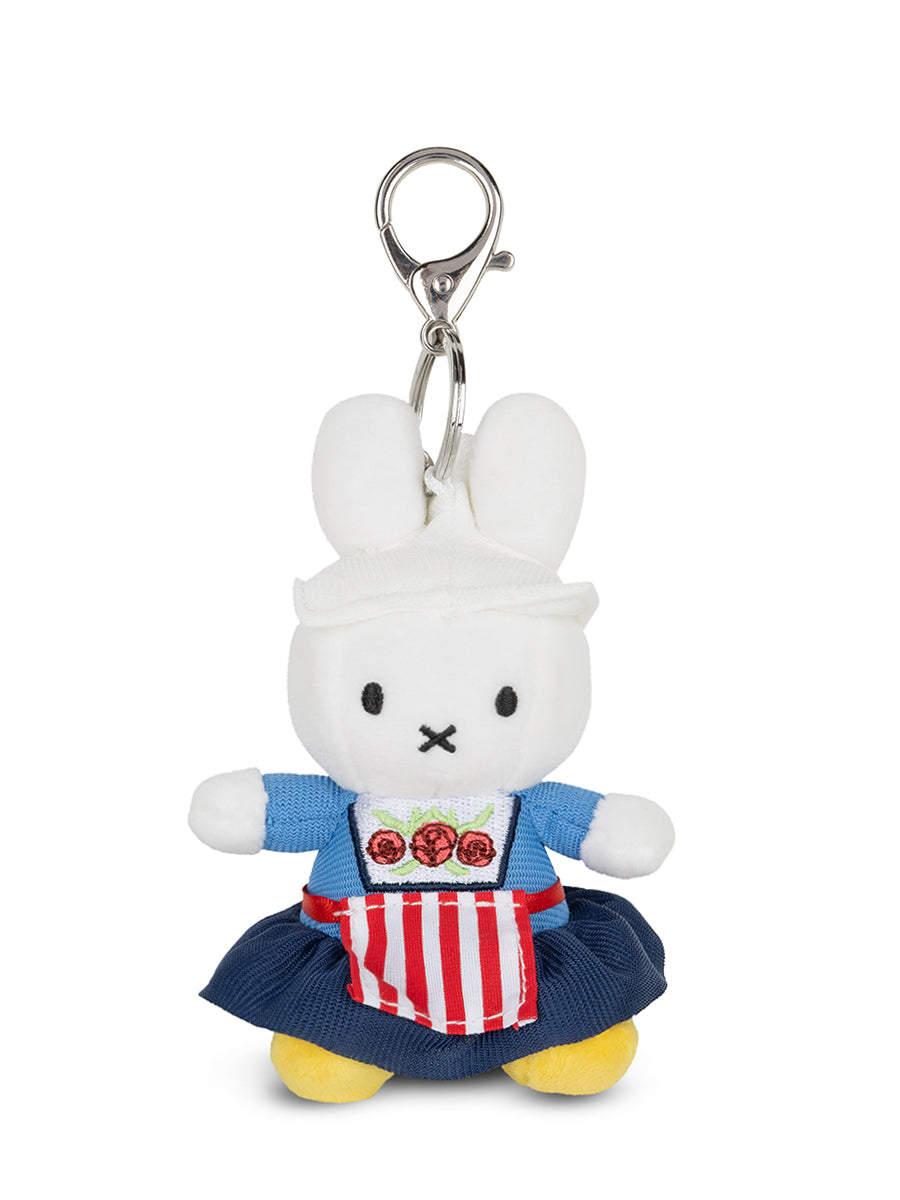 Miffy Farmer's Wife Keychain - 10 cm - 4'' | Blue