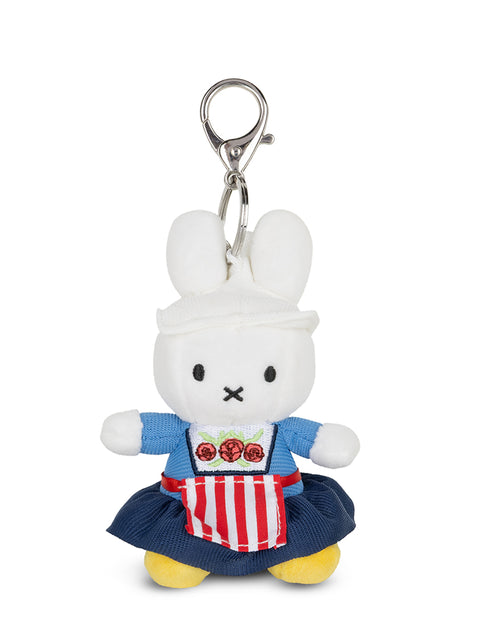 Miffy Farmer's Wife Keychain - 10 cm - 4'' | Blue