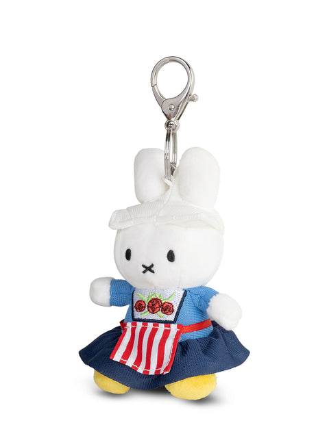 Miffy Farmer's Wife Keychain - 10 cm - 4'' | Blue