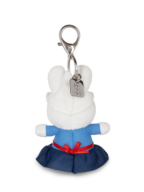 Miffy Farmer's Wife Keychain - 10 cm - 4'' | Blue