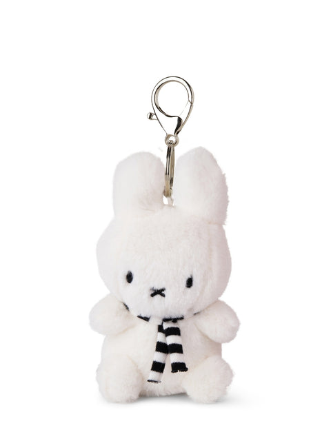 Miffy with Scarf Keychain - 10 cm - 4'' | White