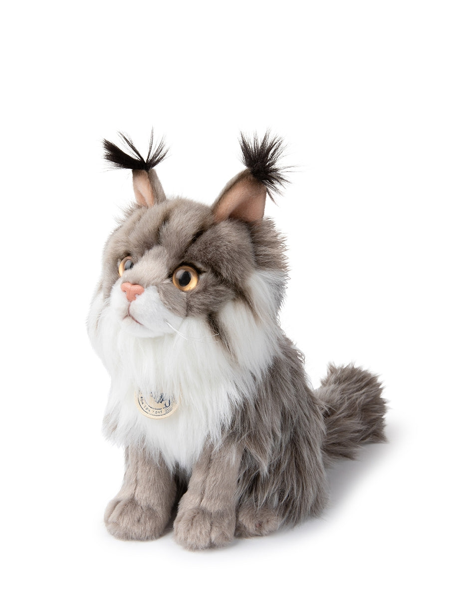 B.T. Chaps Nancy the Norwegian Forest Cat 20 cm - 8'' | Grey / White