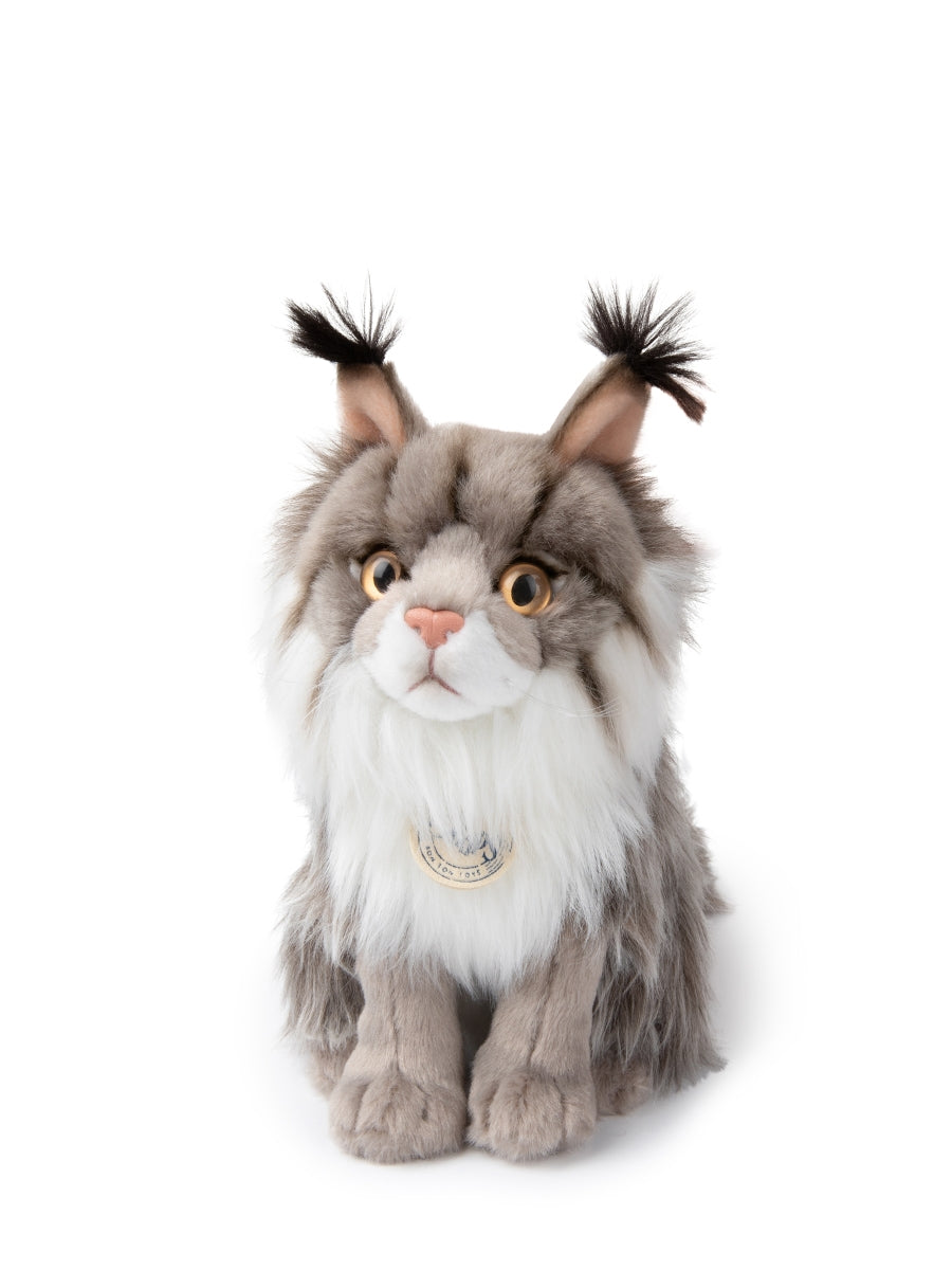 B.T. Chaps Nancy the Norwegian Forest Cat 20 cm - 8'' | Grey / White