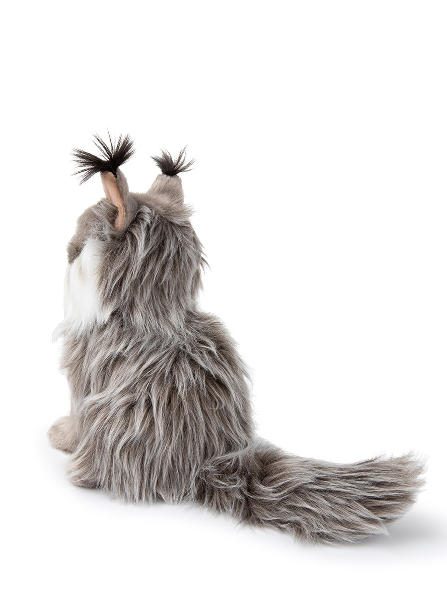 B.T. Chaps Nancy the Norwegian Forest Cat 20 cm - 8'' | Grey / White