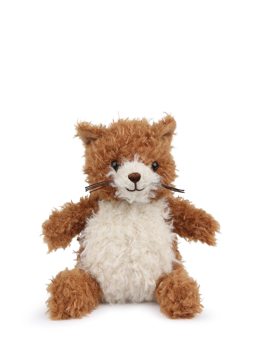 B.T. Chaps Ruthie the Mini Cat in giftbox 12 cm - 5'' | Brown / White
