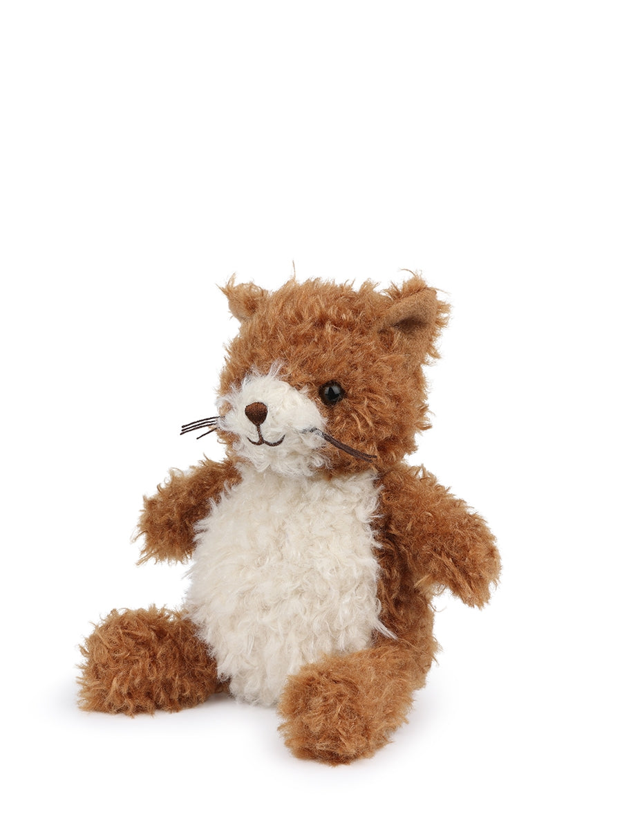 B.T. Chaps Ruthie the Mini Cat in giftbox 12 cm - 5'' | Brown / White