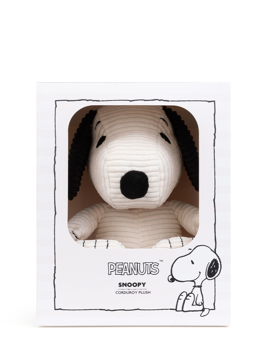 Snoopy ECO Corduroy in giftbox 27 cm - 11'' | Cream