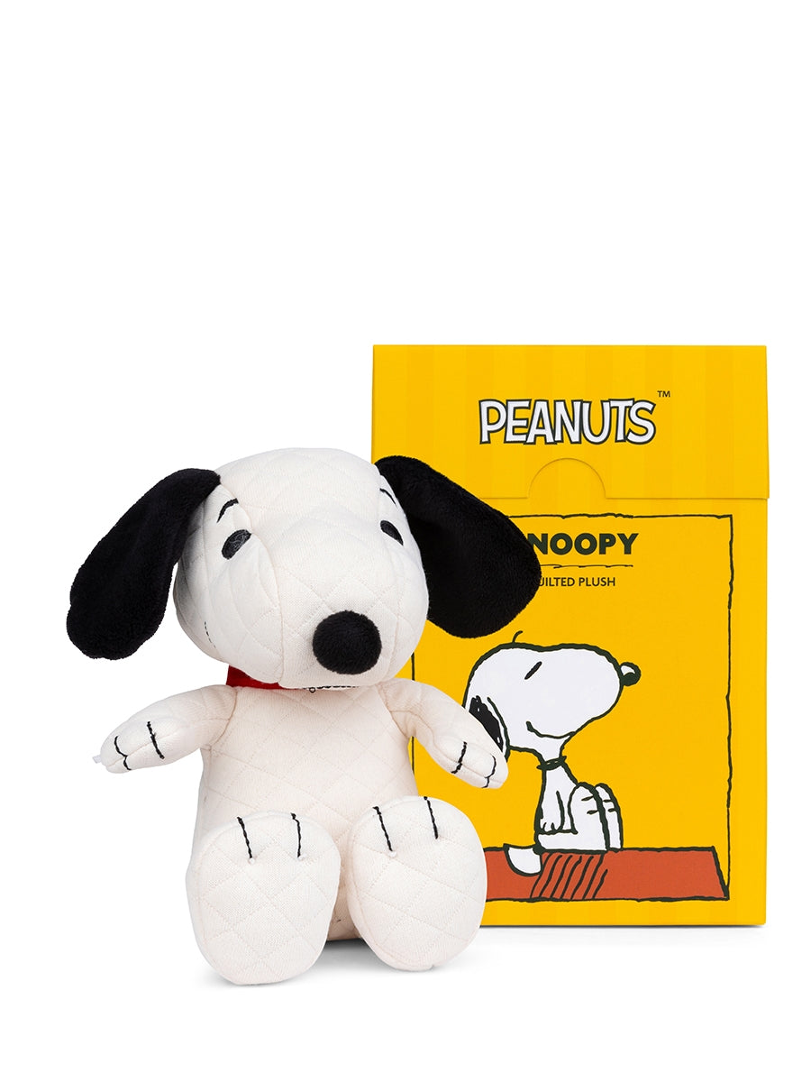 Snoopy Quilted Jersey in giftbox 17 cm - 7'' | Cream
