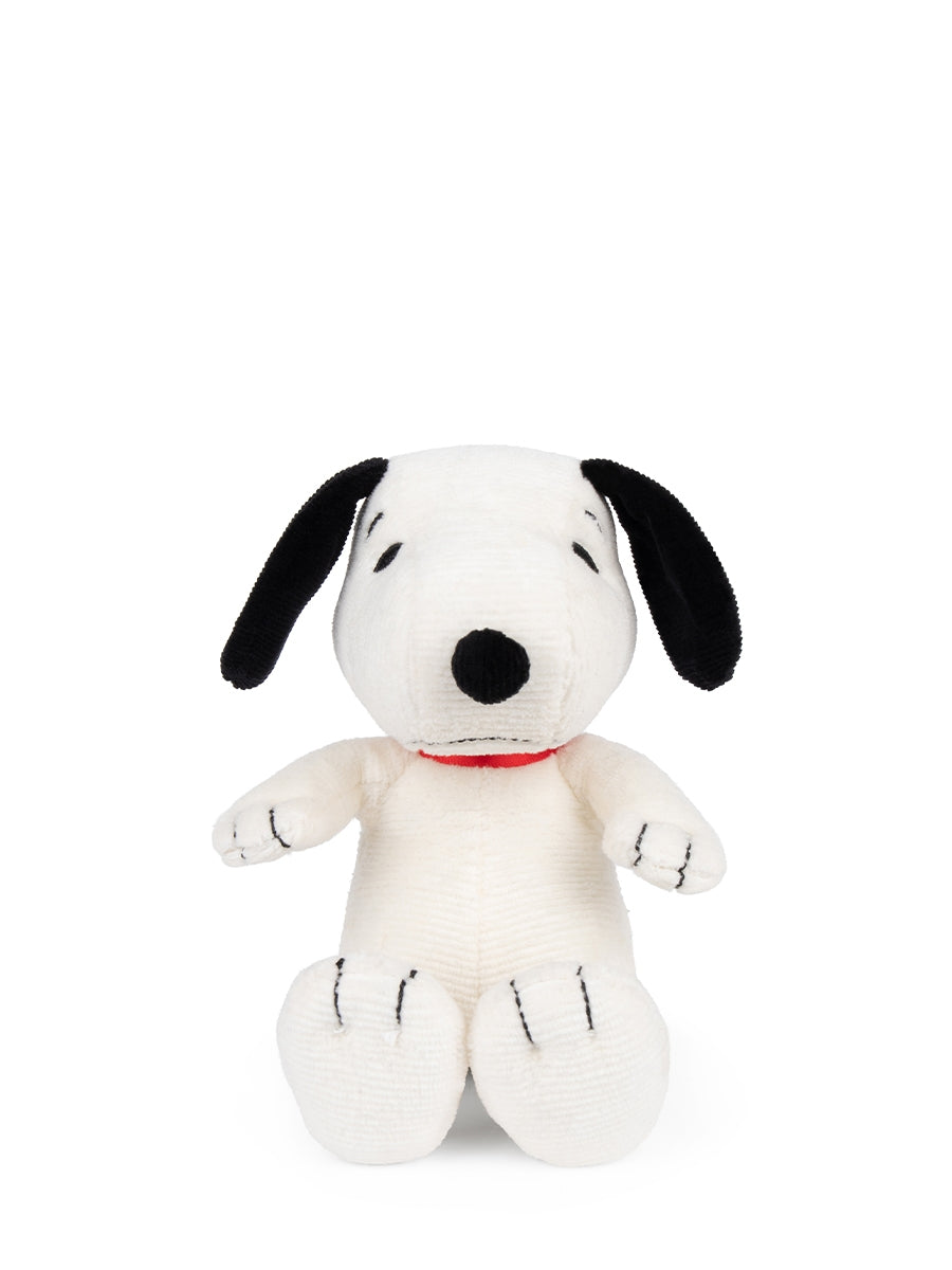 Snoopy Mini Corduroy in giftbox 17 cm 7 Cream Bon Ton Toys