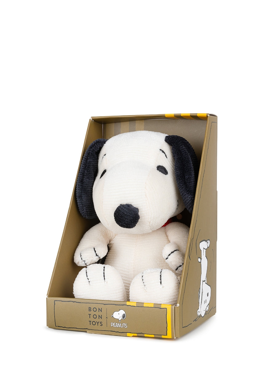 Snoopy Mini Corduroy Cream in giftbox- 17 cm - 7 | Cream