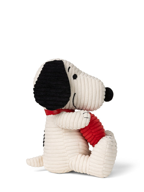 Snoopy ECO Corduroy Cream with heart - 19 cm - 7,5 | Cream