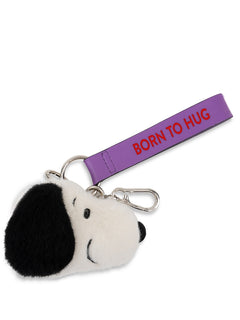 Snoopy ECO Fuzzy Cream bag charm - 8 cm - 3 | Cream