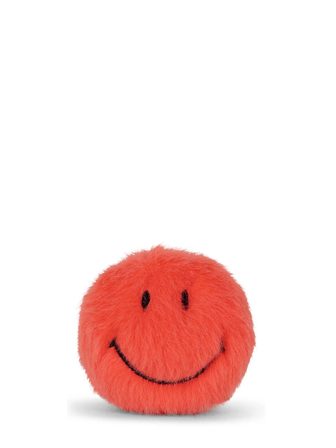 Smiley ECO Fuzzy Clip On in giftbox - 4 cm - 1,5' | Bright Coral