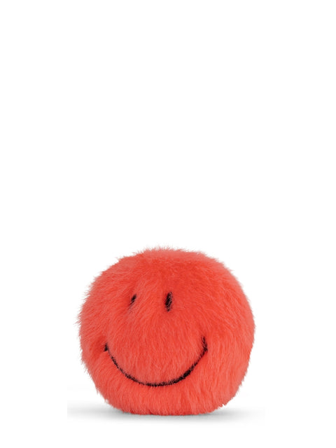 Smiley ECO Fuzzy Clip On in giftbox - 4 cm - 1,5' | Bright Coral