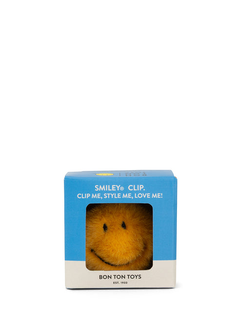 Smiley ECO Fuzzy Clip On in giftbox - 4 cm - 1,5' | Yellow