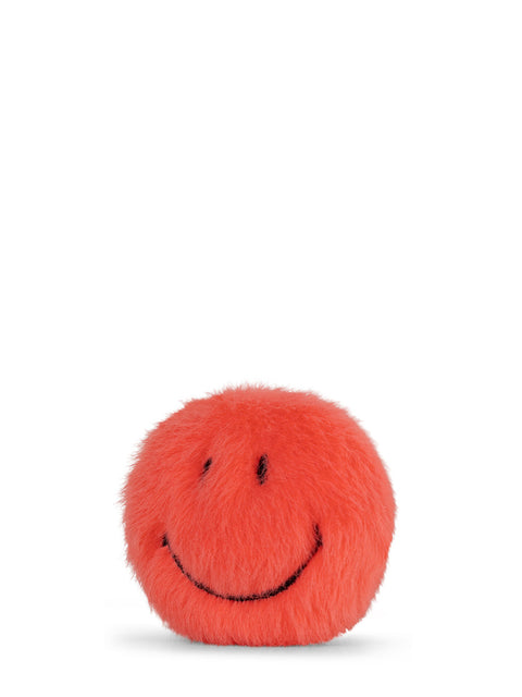 Smiley ECO Fuzzy Brooch in giftbox - 4 cm - 1,5 | Bright Coral
