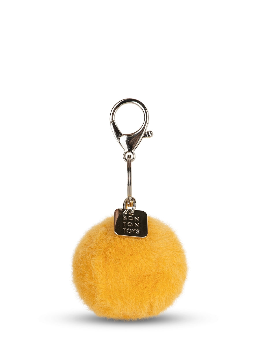 Smiley Keychain ECO Fuzzy - 5,5 cm - 2 | Yellow