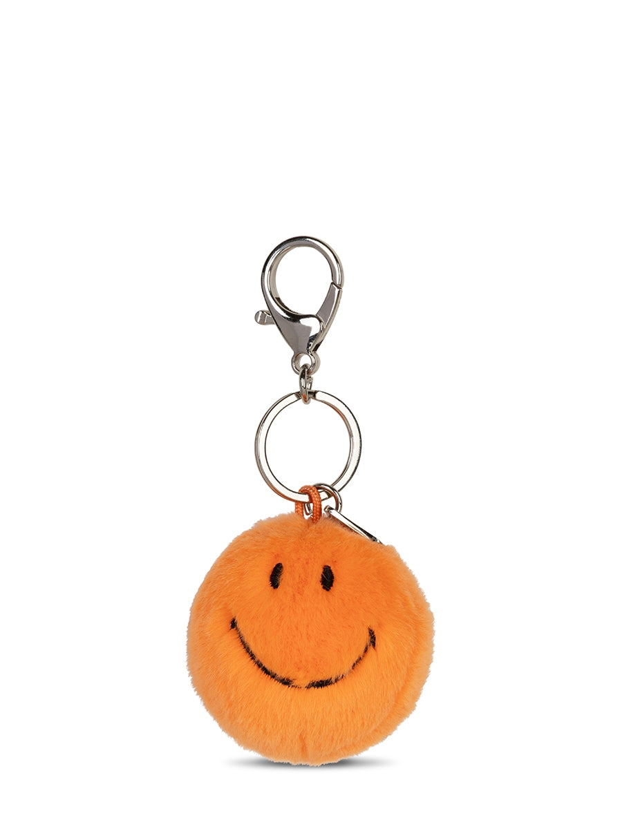 Smiley Keychain ECO Fuzzy - 5,5 cm - 2 | Orange