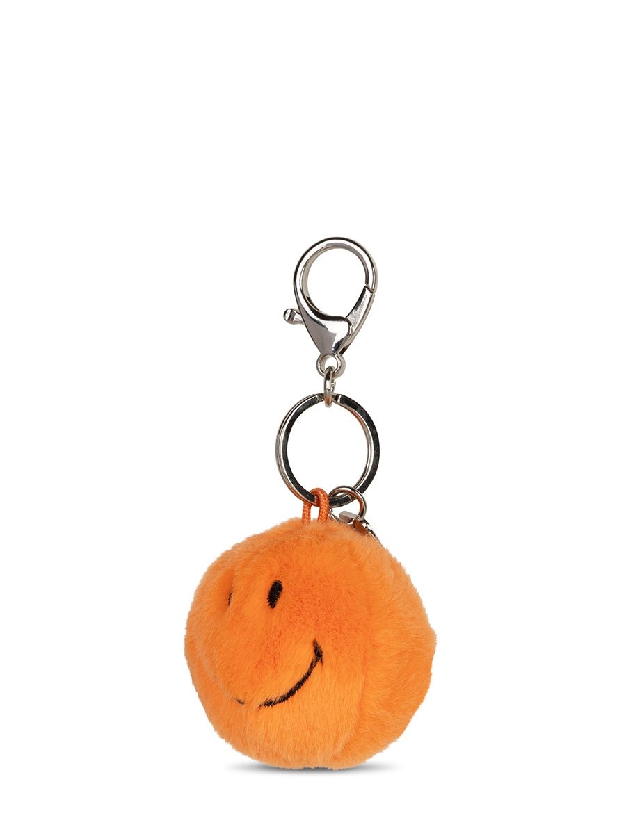 Smiley Keychain ECO Fuzzy - 5,5 cm - 2 | Orange