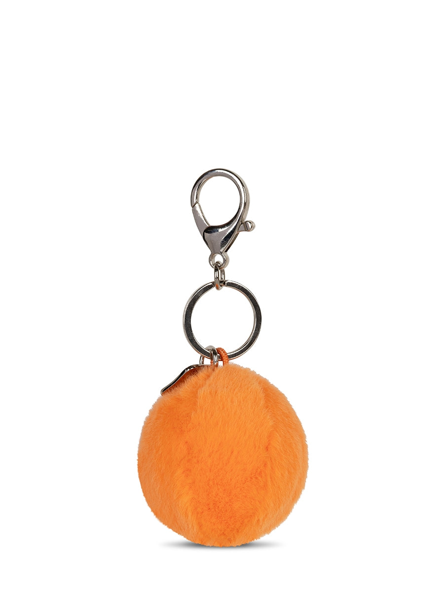 Smiley Keychain ECO Fuzzy - 5,5 cm - 2 | Orange