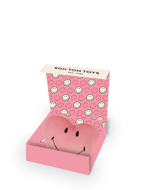 Smiley ECO Fuzzy Heart in giftbox - 12 cm - 5 | Pink